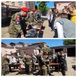 Дети с военными